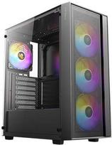 Antec „Airflow Xtreme AX65“ juodas ARGB kompiuterio korpusas
