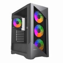 atx case - Gembird CCC-FC-900ARGB žaidimų kompiuterio korpusas Fornax 900, ATX, juodas - 1 nuotrauka