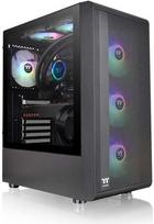 argb - Kompiuterio korpusas Thermaltake S200 TG ARGB, juoda - 1 nuotrauka