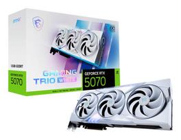 NVIDIA MSI GeForce RTX 5070 12G GAMING TRIO OC WHITE 12GB GDDR7 PCIe 5.0