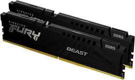 kingston fury 64gb ddr5 - Kingston Fury Beast KF556C36BBEK2-128, DDR5, 128GB, 5600 MHz - 1 nuotrauka