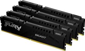 ram kit ddr4 - Kingston Fury Beast KF556C40BBK4-128, DDR5, 128 GB, 5600 MHz - 1 nuotrauka