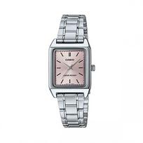 Casio LTP-V007D-4E Moteriškas laikrodis (Sidabrinis/Rožinis) + Dėžutė