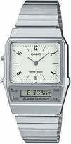 laikrodziai zadintuvai - Casio Vintage AQ-800E-7A2EF Sidabrinis (Silver) laikrodis - 1 nuotrauka