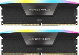 32gb operatyvioji atmintis - Corsair Vengeance RGB Black SACRR5032V620C3, DDR5, 32 GB, 6200 MHz - 1 nuotrauka
