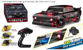 rc drift - RoGer Rocket 4WD RC driftinis automobilis 1:16 - 1 nuotrauka