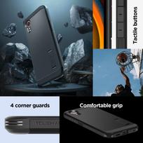 Spigen Tough Armor Case for Samsung Galaxy XCover 7 Pro - Juodas (Black)