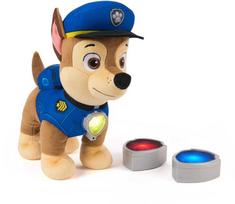 PAW PATROL interaktyvus pliušinis žaislas Chase, mėlyna/ruda, 6074179
