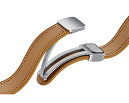 Samsung Galaxy Watch 6/6 Classic D-Buckle odinis dirželis (Veganiškas) S/M Camel