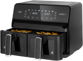air fryer - Teesa AIR FRYER DUAL POT XXL 8L (Juodas) - 1 nuotrauka