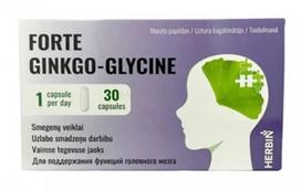 HERBIN GINKGO BILOBA - GLYCINE FORTE, 30 kapsulių