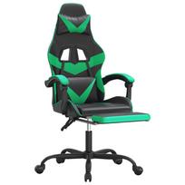 kedes su zaliu - Žaidimų kėdė VLX With Footrest 20513, juoda/žalia - 6 nuotrauka