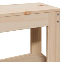 lova su galvugaliu 140x200 - Lova VLX Solid Pine Wood, ruda, 213x145 cm, su grotelėmis - 9 nuotrauka