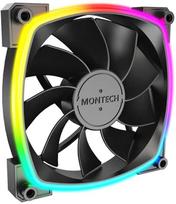 argb fan reverse - Montech RX120 PWM ARGB 120mm Juodas (Black) Korpuso Ventiliatorius - 1 nuotrauka