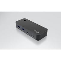 I-tec Universal KVM HUB 2x USB-C + 2x USB-A 3.0 Juodas (Black)