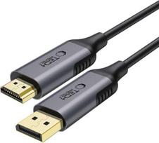 displayport 2.0 cable 2m - Tech-Protect UltraBoost DisplayPort / HDMI 2.0 kabelis 4K 60Hz 2m - Juodas (Black) - 1 nuotrauka