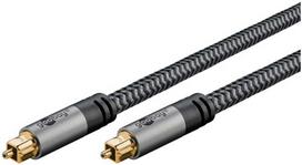 Goobay Plus Toslink optinis kabelis 5m Juodas (Black)