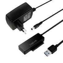 LogiLink AU0050 USB 3.0 to SATA adapter with OTB Juodas (Black)