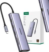 usb c 3.5mm usb c ugreen - UGREEN Revodok CM498 10-in-1 USB-C Hub (Juodas / Black) - 1 nuotrauka
