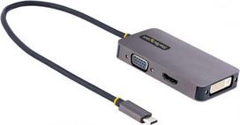 StarTech USB-C (118-USBC-HDMI-VGADVI) Adapteris (Juodas / Black)