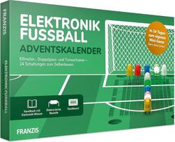 FRANZIS 67333 Elektroninis futbolo advento kalendorius, per 24 dienas galima žaisti savo mini futbolo žaidimą, nereikia lituoti, tinka ir pradedantiesiems elektronikams, rekomenduojama nuo 14 metų