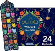 "Pukka" ekologiškos arbatos dovanų rinkinys, Advento kalendorius, "Geros savijautos kalendorius 2025", ekologiškas, be šokolado, be pieno, dovanų idėja, 12 arbatos variantų, 24 arbatos maišeliai