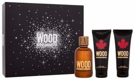 Dsquared2 Wood for Him rinkinys vyrams (100 ml. EDT + dušo gelis 150 ml.)