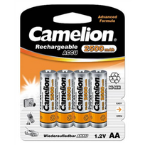 aa baterijos - Camelion | AA/HR6 | 2500 mAh | Rechargeable Batteries Ni-MH | 4 pc(s) | 17025406 - 1 nuotrauka