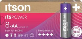 battery aa - itson itsPOWER battery Alkaline LR6IPO/8CB - 1 nuotrauka