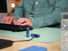 elementai aa - BATTERY RECH. LI-ION AA 1.5V/1700MAH USB-C 2P 25584 TRUST - 6 nuotrauka