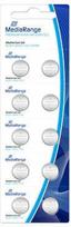 1.5v baterija - BATTERY ALKALINE LR54 1.5V/10PCS MRBAT112 MEDIARANGE - 1 nuotrauka