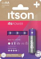 battery aa - itson itsPOWER battery Alkaline LR6IPO/4CP - 1 nuotrauka