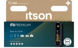 battery aa - itson itsPREMIUM battery Alkaline LR6IPR/10HH - 1 nuotrauka
