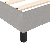 box springs lovos - Lova VLX Box Spring 287461, pilka, 201x90.5 cm, su grotelėmis - 6 nuotrauka