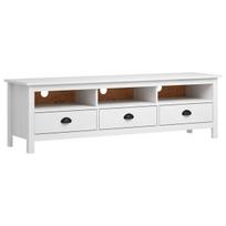 TV staliukas VLX Hill Range, baltas, 400 mm x 1580 mm x 470 mm