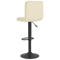 baro kedes taburete - Baro kėdė VLX Fabric 283421, kreminė, 2 vnt. - 6 nuotrauka