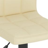 baro kedes taburete - Baro kėdė VLX Fabric 283421, kreminė, 2 vnt. - 8 nuotrauka