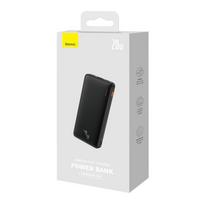 baseus 20w power bank - Baseus Airpow 10000mAh 20W Juodas (Black) - 6 nuotrauka