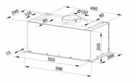 gartraukiai imontuojami - Įmontuojamas gartraukis Schlosser FG60PBWH - 2 nuotrauka