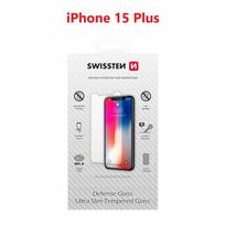 SWISSTEN Swissten Ultra Slim Tempered Glass Premium 9H Screen Protector for Apple iPhone 15 Plus