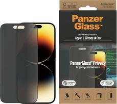iphone 14 screen protector - PanzerGlass | Screen protector | Apple | iPhone 14 Pro | Glass | Black | Ultra-Wide Fit; Easy installation; Privacy Filter; Fingerprint resistant | Privacy - 2 nuotrauka