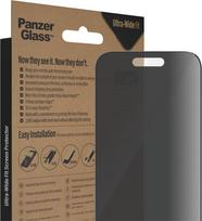 iphone 14 screen protector - PanzerGlass | Screen protector | Apple | iPhone 14 Pro | Glass | Black | Ultra-Wide Fit; Easy installation; Privacy Filter; Fingerprint resistant | Privacy - 6 nuotrauka
