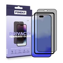 FoneKit Privacy  Full Cover screen protector, iPhone 17 Pro (6438148063009)