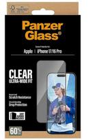 iphone 16 apsauginis stiklas - PanzerGlass Screen protector | Apple | iPhone 16 Pro/iPhone 17 | Glass | Transparent | Ultra-Wide Fit w. EasyAligner - 1 nuotrauka