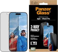 PanzerGlass - 2-Way Privacy Screen Protector - iPhone 17 Pro - UWF w. EasyAligner