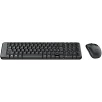 Logitech MK220 Belaidis Klaviatūros ir Pelės Rinkinys, Juodas (Black)