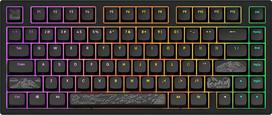 klaviaturos laidas - Dark Project ALU81A Terra Nostra Juodas (Black) su laidu, G3MS Moonstone Switch - 1 nuotrauka