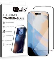 senukai plevele - Quik Full Cover Tempered Glass for iPhone 17 - 1 nuotrauka