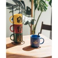 haris poteris - Harry Potter keramikinių puodelių rinkinys su stovu 300 ml, 4 vnt. Hogvartso namai - 1 nuotrauka