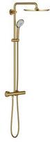 Dušo sistema su termostatiniu maišytuvu Grohe Euphoria System 310, 26075GN0, šlifuotas šaltas saulėtekis (Brushed Cool Sunrise)